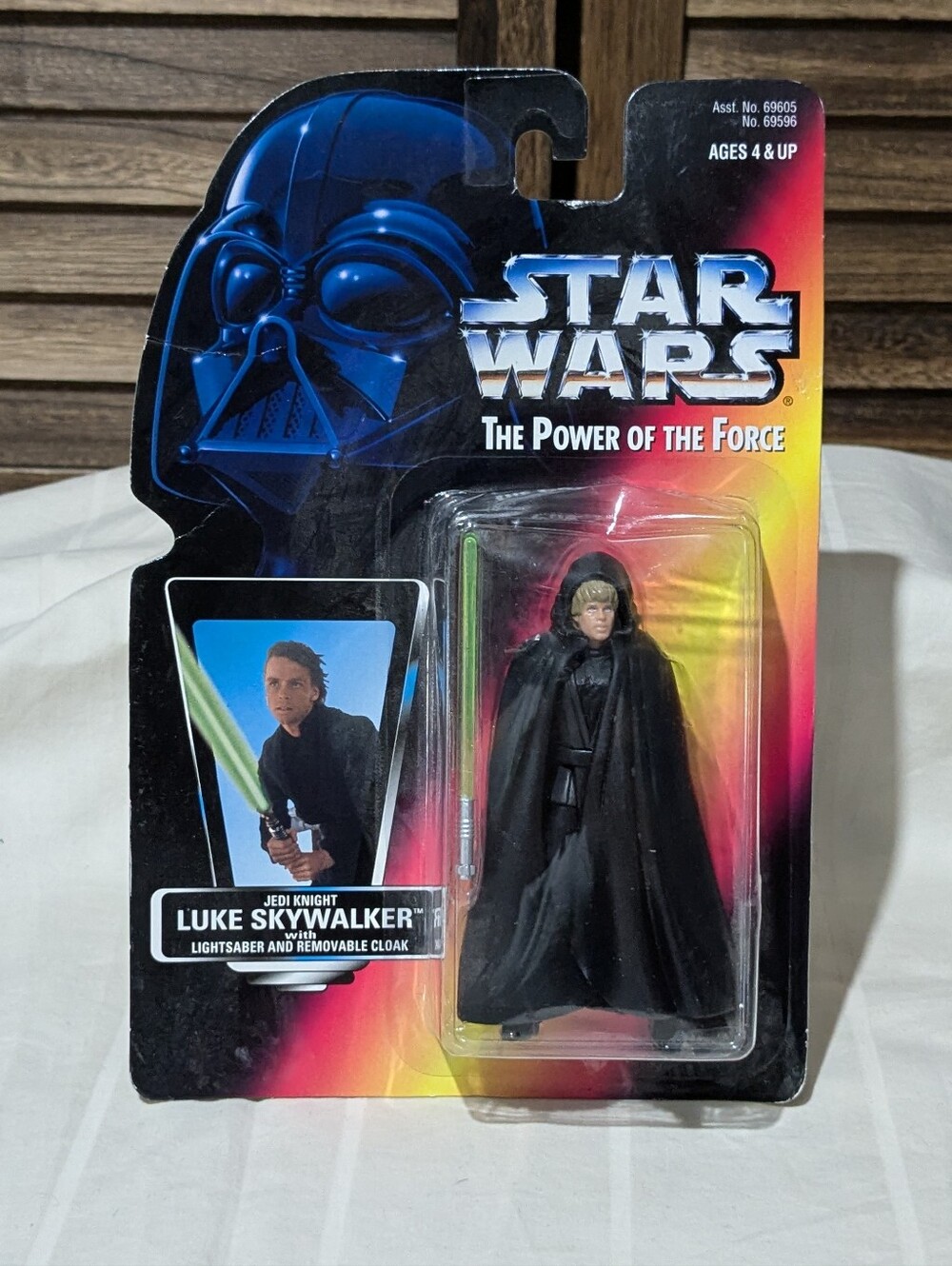 Star Wars 1996 POTF Luke Skywalker Jedi Knight Figure MOC New